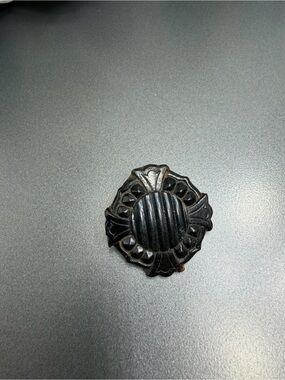 Antique Victorian Mourning Brooch #4AN